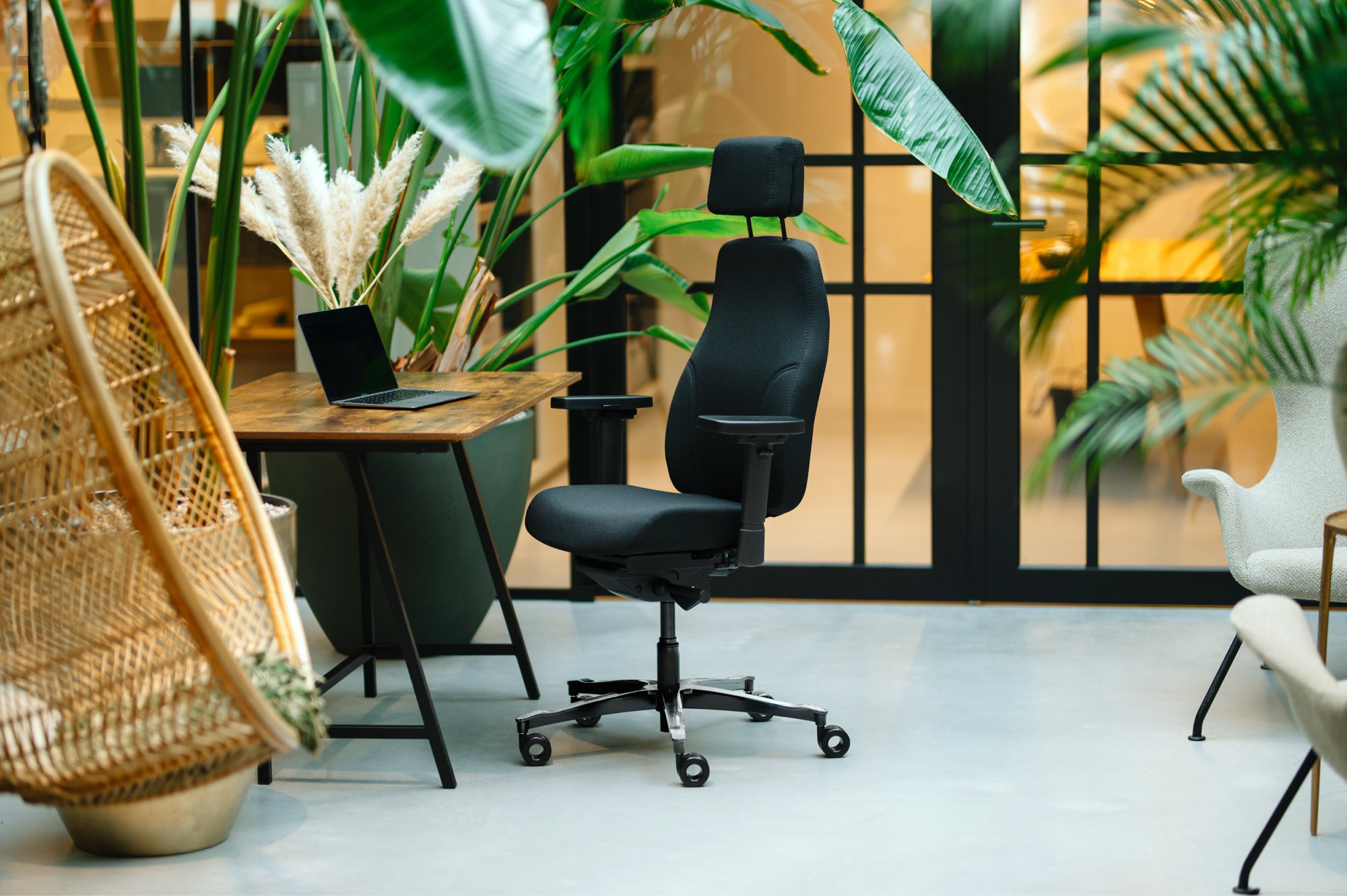 Therapod X2 HR Mirage zwart bureaustoel