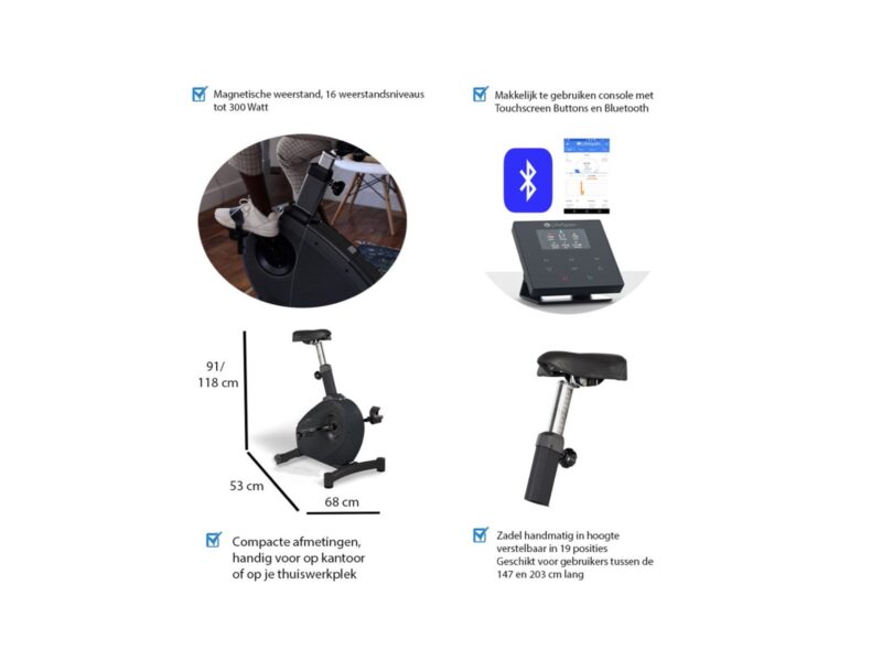 C3-SC110 LifeSpan Under Desk Bike - Afbeelding 4